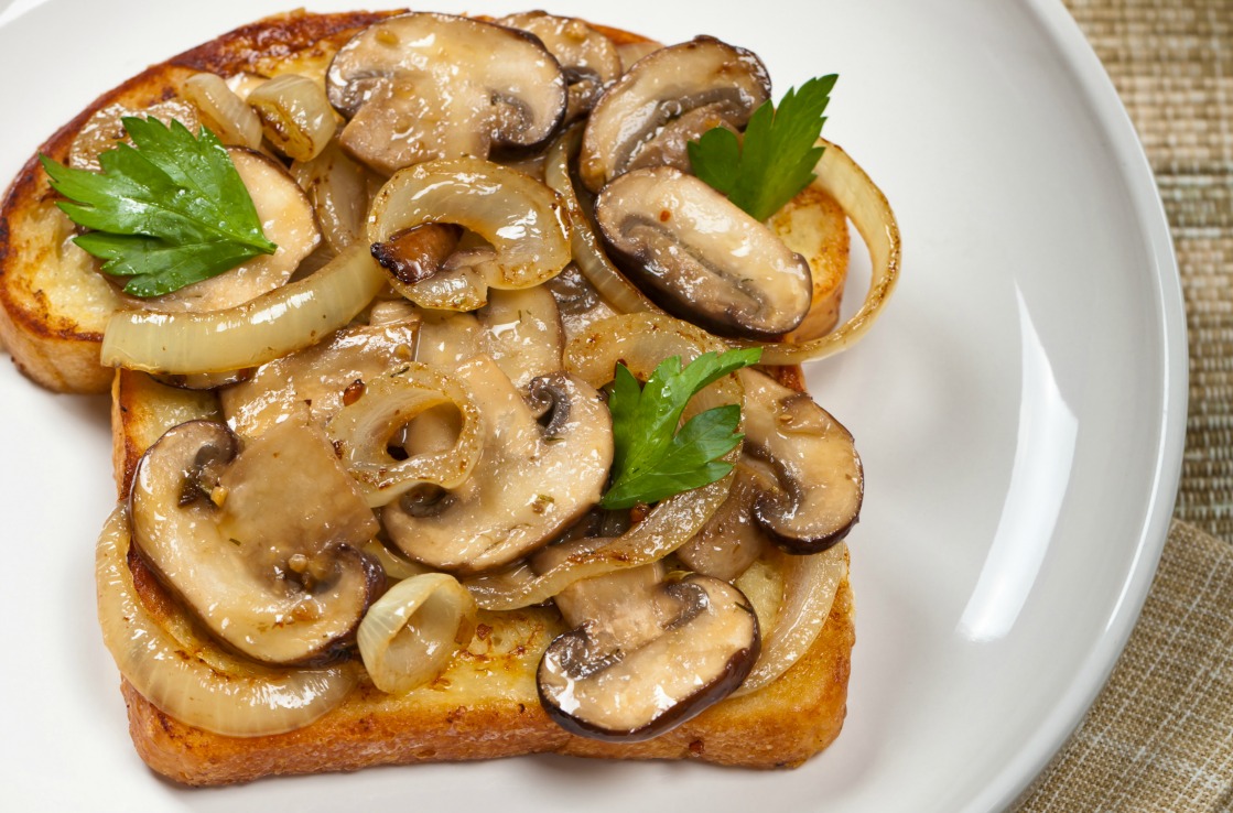 French toast con funghi